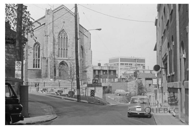 Le temple Wesley. Photo non datée.