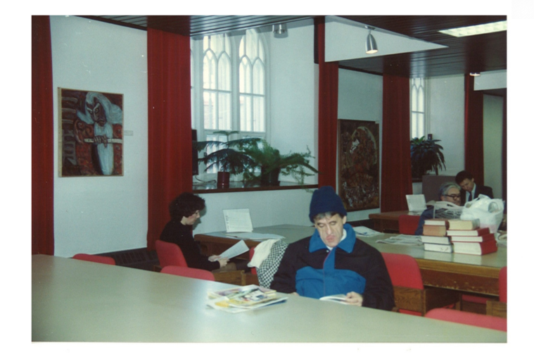 L'espace au rez-de-chaussée dans les années 1990.